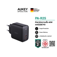AUKEY PA-R2S หัวชาร์จเร็วสำหรับ iPhone 15/14/13/12 Seriese SWIFT 40W Power Delivery Fast Charger Ada