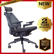 XTM Alpha-V Zuriel Multi Functional Gaming Chair (Grey) (2 Years Warranty)