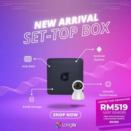LongTV 2025 Android TvBox | 4GB + 64GB ROM | Android System | 1 Year Official Warranty