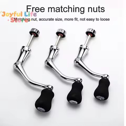 Hot Spinning Reel Handle Metal Fishing Spinning Reel Crank Handle Rotatable Grip