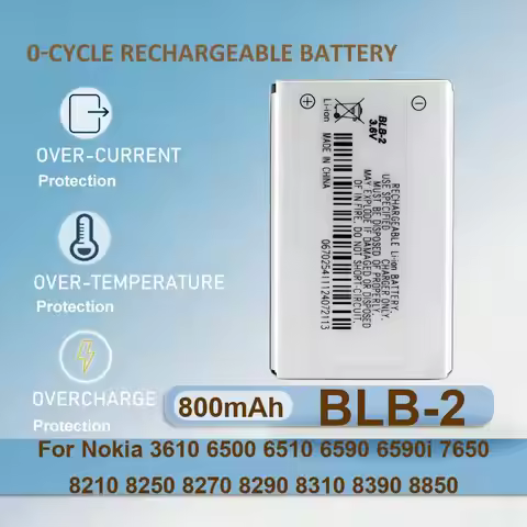 BLB-2 Mobile Phone Battery For Nokia 3610 6500 6510 6590 6590i 7650 8210 8250 8270 8290 8310 8390 88