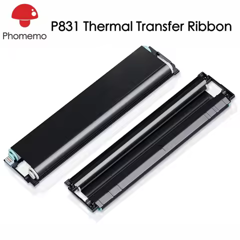 2 PCS Phomemo Thermal Transfer Ribbon for P831 Portable Ordinary A4 Paper Printer