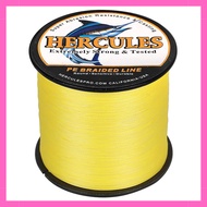 HERCULES PE Line Fishing Line 4-Strand Braid 15 Colors Fishing Line Long Distance Casting PE X4 Line