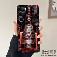 Softcase Realme C71 4G 2025 - C75 4G - C75X 4G [MA49 DRINK MOTIF] Latest Realme HP Case - Silicone -