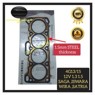 (METAL / CARBON) CYLINDER HEAD GASKET PROTON SAGA ISWARA WIRA SATRIA 1.3 / 1.5 / VDO / LMST 12V 4G13