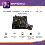AMPTRON H61 MOTHERBOARD SOCKET LGA 1155 DDR3 NVME