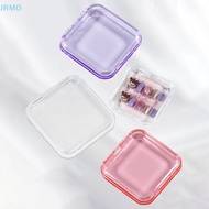 JRMO Nail Art Organizer Transparent Plastic Packaging Box Nail Enhancement Storage Jewelry Necklace Display Gift Box HOT