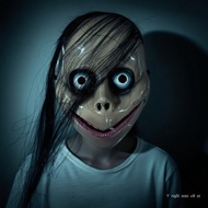 Horror Halloween clown mask, full horror mask, funny headgear, funny headgear, ghost mask