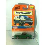 Matchbox. 1998 Classic Decades - 39. 71 Camaro Z-28 by MATTEL