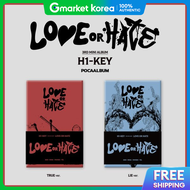H1-Key - 3Rd Mini Album Love or Hate (Pocaalbum) (1 of 2 Types Will Be Randomly Sent)