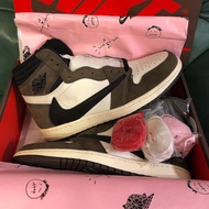 Air Jordan 1 Travis Scott AJ1 TS Barb Back Hook Dark Brown Grimace CD4487-100
