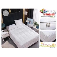 ⚡ 11.11 CRAZY SALES ⚡ TOPPER MATRESS 100% cotton  HQ - High Quality YANASEN (single/queen/king) Grey