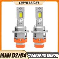 Mini D2S D4S LED Car Headlight Canbus Wireless HID D2R D4R Led Xenon Bulb 1:1 Turbo Led Auto Lamp Li