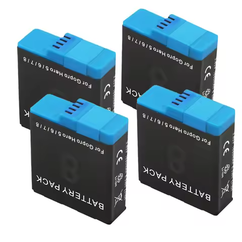 1680mAh For Gopro Hero 8 7 6 Hero 5 Battery for GoPro Hero 5 6 7 Gopro 8 Black Sports Action Camera 