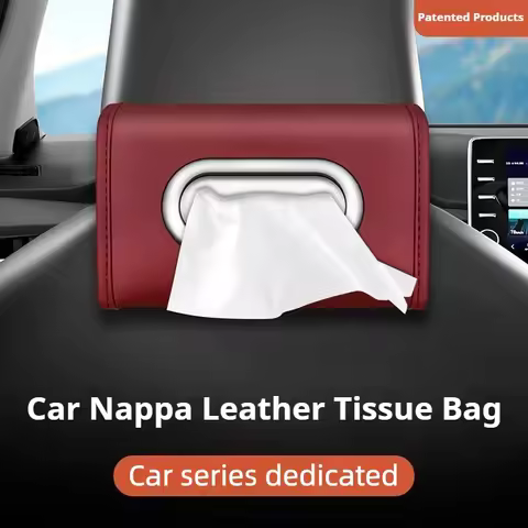 Car tissue box Car seat back hanging tissue box Armrest box sunshade Car napkin box car accessories