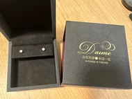 18K Gold Natural Diamond Earrings 0.31ct@ 18K金天然鑽石耳環 每邊30分