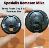Tutup Paper Cup 8 Oz / Hot Lid Paper Cup 8 Oz 50pcs