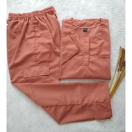 Baju OK OKA RESLETING DEPAN Lengan 7/8 Dokter Petugas medis Perawat Jaga Toyobo PART 2