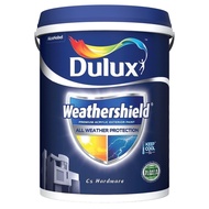 5LT ICI Dulux Weathershield Acrylic Exterior Wall Outdoor Cat Dinding Luar