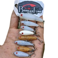 (8PCS) UMPAN HAMPALA killer Lure swimbait glue stick 5cm,3.5cm,2.5cm umpan ikan hampala paling ampuh