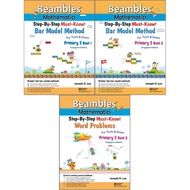 P3 VALUE PACK (3 BOOKS) Primary 3 Mathematics Tutor Step By Step Maths Problem Solving Package Beamb