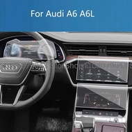 Tempered Glass Screen Protector For Audi A6/ Audi A6L 2019~2025 Car GPS Navigation Instrument anti-s