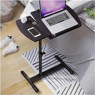 Bedside Desk C-shaped Base Laptop Desk Home Office Tilting Sit-Stand Laptop Desk Cart with Mouse Pad Table, Laptop Desk, Convenient Bedside Tray Study Desk, Height-Adjustable 62-95cm Comfortable