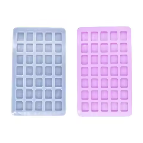 Mahjong Resin Mold for Chinese Mahjong Silicone Mold Epoxy Silicone Molds with 35 Cavities for DIY C