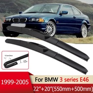 For BMW 3 series E46 Compact /Convertible/Coupe/Sedan/Wagon 1999-2005 22"+20" Car Wiper Front Wiper 