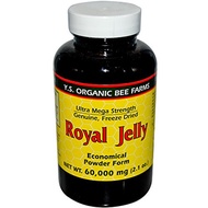 [USA]_YS Eco Bee Farms Y.S. Eco Bee Farms, Royal Jelly, Economical Powder Form, 2.1 oz (60,000 mg) -