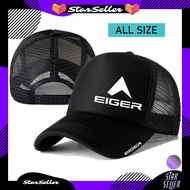 StarsSeller Topi Trucker EIGER Premium - Topi Distro EIGER Logo - Topi Pria Dewasa - Topi Pria Origi