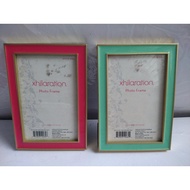 Xhilaration Picture Frame 4R 4x6 Aqua Green or Pink NewUSA
