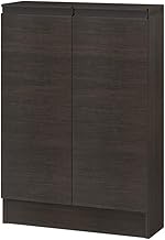 Iwatsuki (IWATSUKI) Storage Shelf with Door to Order Made in 1cm Units Within Width 45-120 cm Dark B