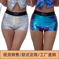 Daily New Arrival/Bright Leather Event Stage Performance Costume Sexy Hot Pants Gilding Patent Leath
