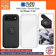 Quad Lock MAG case / Quad Lock Poncho Case / Tempered Glass / Camera Lens for iPhone 17 Air
