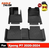 For Xpeng P7/P7i/P7+ 2020-2024 2023 2022 2021 Custom AllWeather TPE Floor Mat Carpet Automotive Inte
