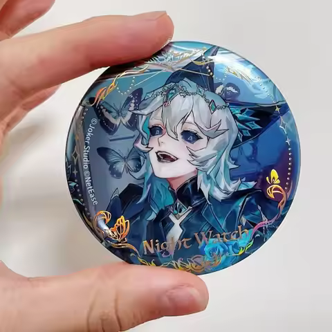 Hot Game Identity 5 Ithaqua Night Watch Badge Pin Character Cosplay Brooches for Backpack Clothes