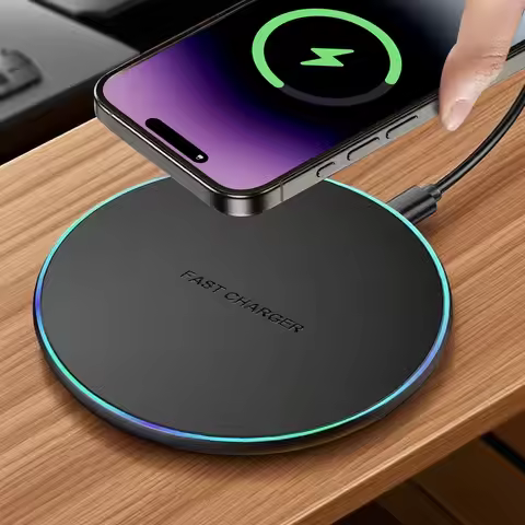 40W Wireless Charger Stand Fast Charging Dock for iPhone 17-11 X XR Samsung S22 S21 Xiaomi Android P