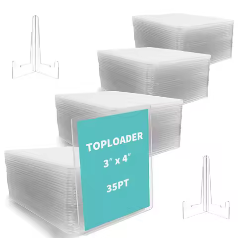 Set Game Card Holder Display Stand Support Protectors Hard Plastic Cards Sleeves Slab PSA Trading Ca