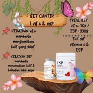 SHAKLEE Set Cantik Lengkap Flawless (ESP STRAWBERRY , Vitamin C) Trial Set Full Set