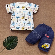 Cute Baby Boy Clothes and Pants Set 0-12 Months Old Baby Boy Clothes Newborn Fashion Going Out Cool 