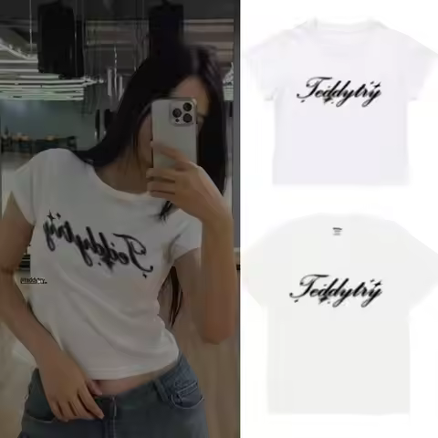 23.5 Thai Drama 23point5 MilkLove Milk Pansa Same T-Shirt Short Sleeved Men and Women Summer Pure Co