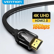 Vention HDMI Cable 4K/60HZ HDMI 2.0 Splitter Cable for Mi Box HDTV HDMI 2.0 Audio Cable Switch Adapt