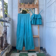 New blue set, waist 56 to 68cm, length 95cm, code 298