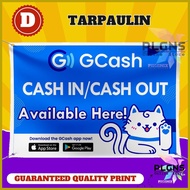 ☪ ┇ ◴ Tarpaulin Banner Gcash Cash in Cash out Load and Bills