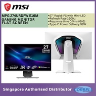MSI MPG 274URDFW E16M 27" GAMING FLAT MONITOR 160 Hz | Rapid IPS Mini-LED | 0.5ms (GTG) | Dual Mode 