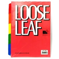 Index Binder Tab Divider A5 20 hole Joyko Binder Divider 5 colors