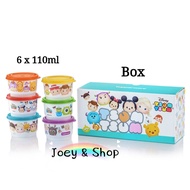 Tupperware Disney Tsum Tsum Gift Set Snack Cup (6 PCS) 110ml with Box