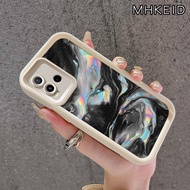 MHKEID Casing Hp VIVO Y21 Y21s Y21T Y21E Y21A Y21G Y33T Y33s Case ponsel awan hitam Silikon pencegah