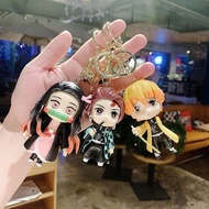keychain ez link charm Spot Kimetsu No Yaiba Hand-Made Doll Key Chain Anime Car Key Pendant Doll Cartoon Schoolbag Pendant Keychain